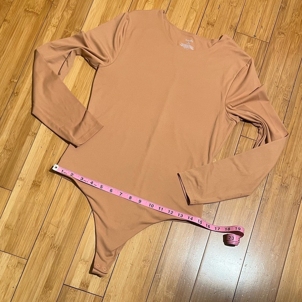 Nuuds Seamless Longsleeve Crewneck Bodysuit Size M - Picture 12 of 16